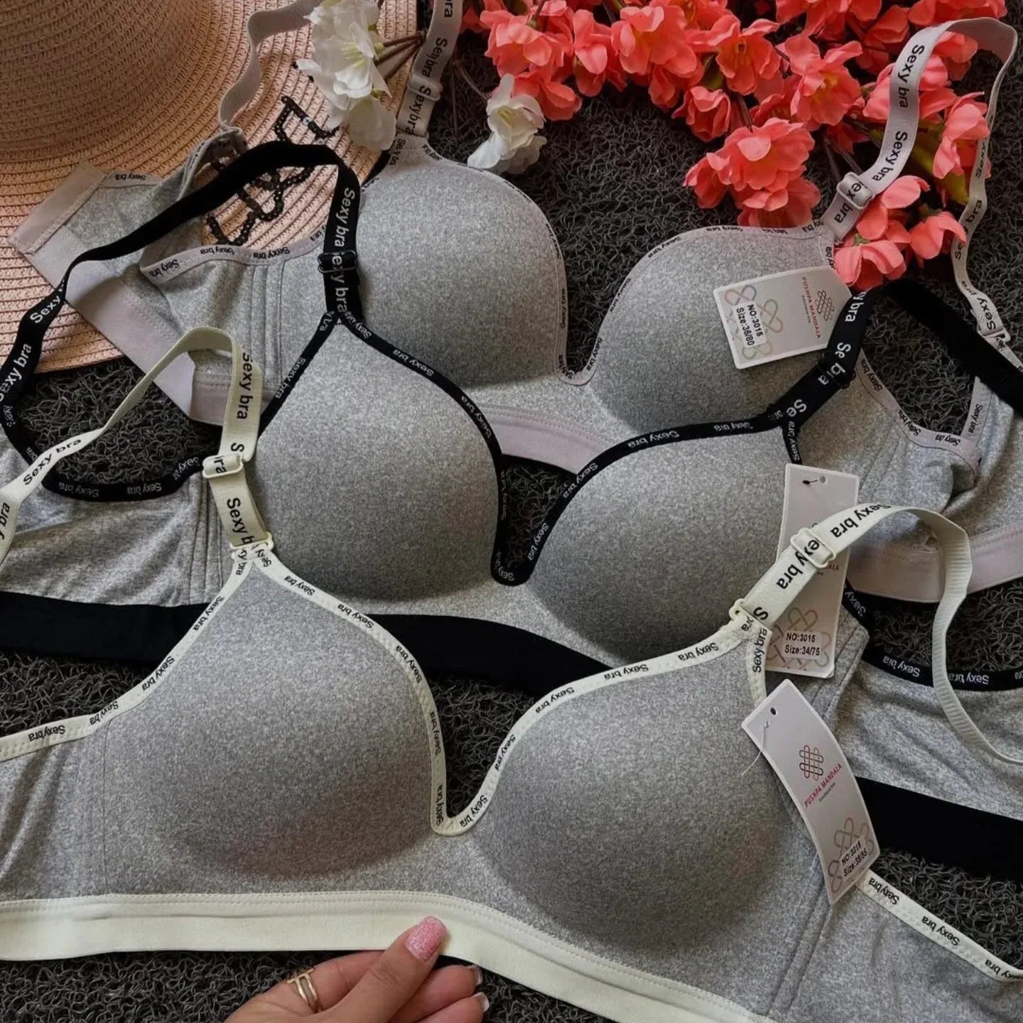 Flourish Pack of 3  Premium Seamless Everyday Comfort Bra with Perfect Fit & Soft Support (2535)