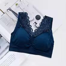 Pack of 3 Soft Lace Padded Bralette | Wireless Everyday Comfort