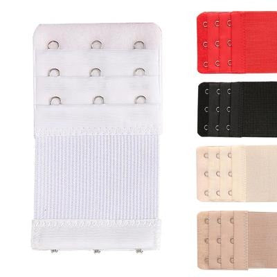 Pack Of 3 Elastic Bra Extender – 3 Rows 3 Hooks Increases Band Size Comfortably
