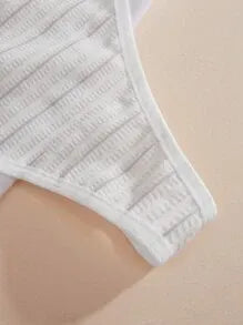 Flourish Pack of 5 Sport Cotton Thong Panty – Breathable Everyday Comfort 1044