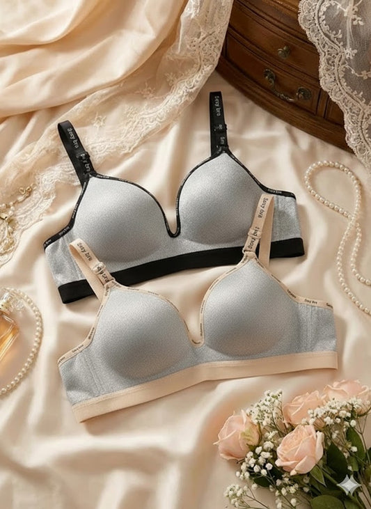 Flourish Pack of 3  Premium Seamless Everyday Comfort Bra with Perfect Fit & Soft Support (2535)