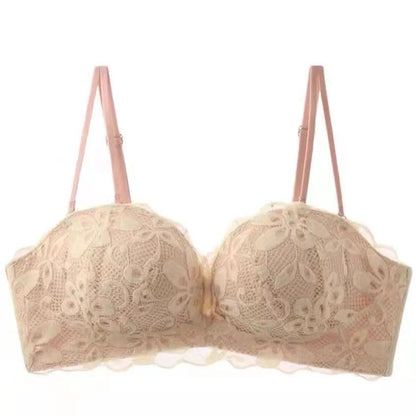 Flourish  High Quality Adjustable Straps Double Padded Hand Push Up Bridal Bra 8831