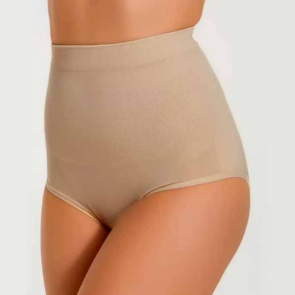 Miss Fit Cuff Girdle, Parlak Pacali Korse Seamless Body Shaper Underwear - 33636