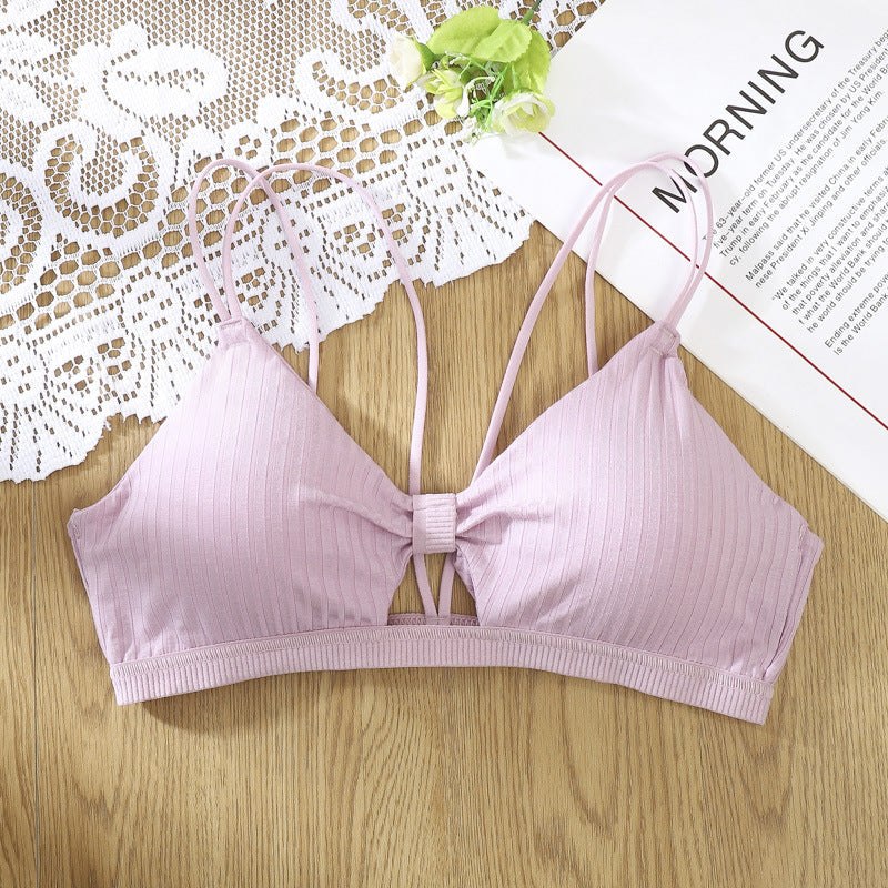 Flourish New Bow Style Cute Brallete Padded Bra 612