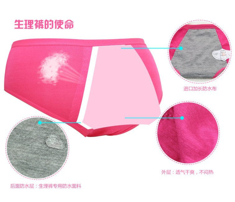 Flourish Pack Of 3 - Seamless Anti-Leak Menstrual Period, Leak-Proof Panties