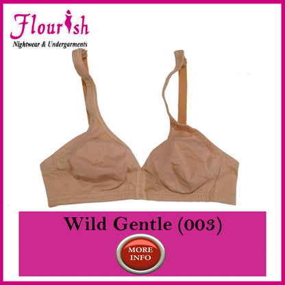 Flourish Wild Gentle 003 Non-Padded Soft Lycra Jersey Bra