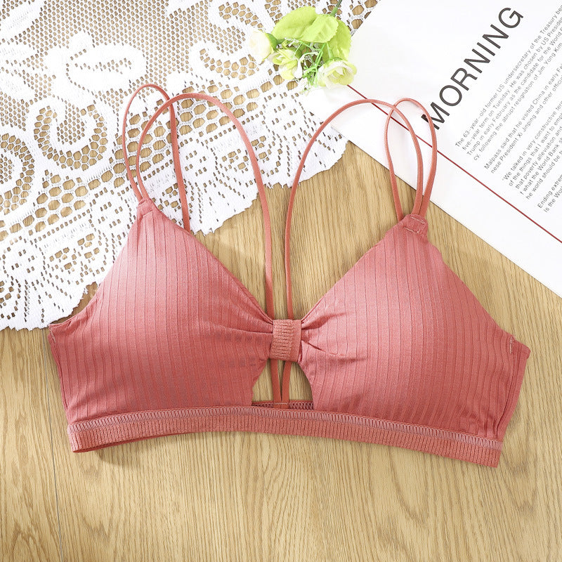 Flourish New Bow Style Cute Brallete Padded Bra 612