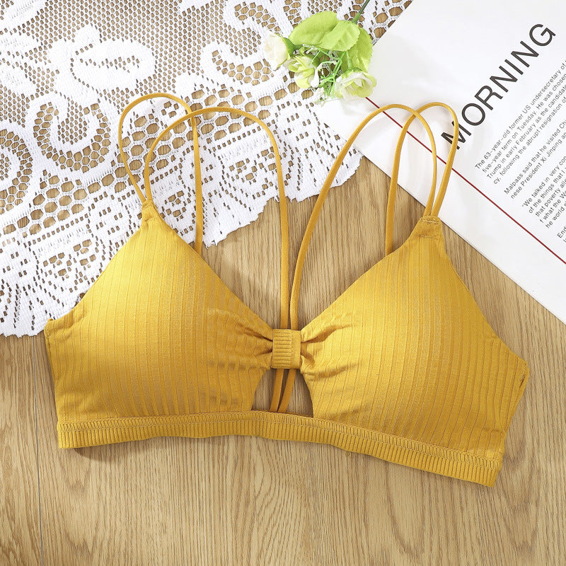 Flourish New Bow Style Cute Brallete Padded Bra 612