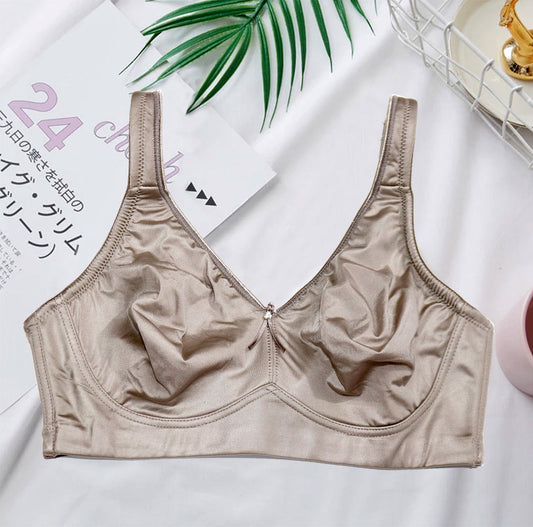 Flourish 61463 non-padded minimizer plus size bra in skin color