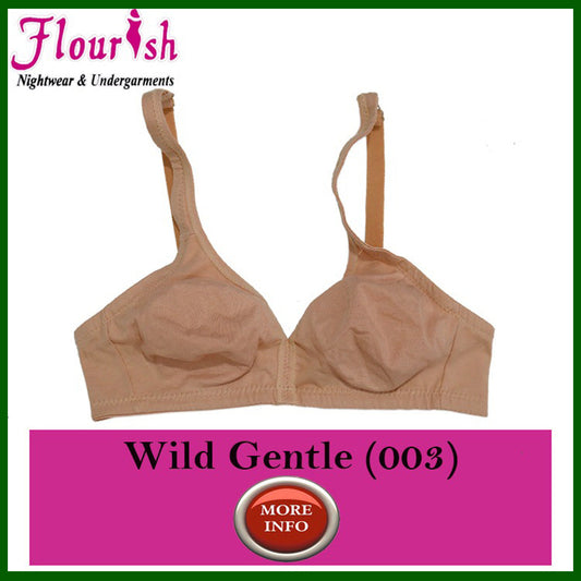 Flourish Wild Gentle 003 non-padded bra in skin color