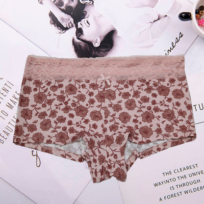 Flourish Pack Of 3 Sexy Boxer Printed Underwear Boxer Panties Comfortable Seamless & Breathable
