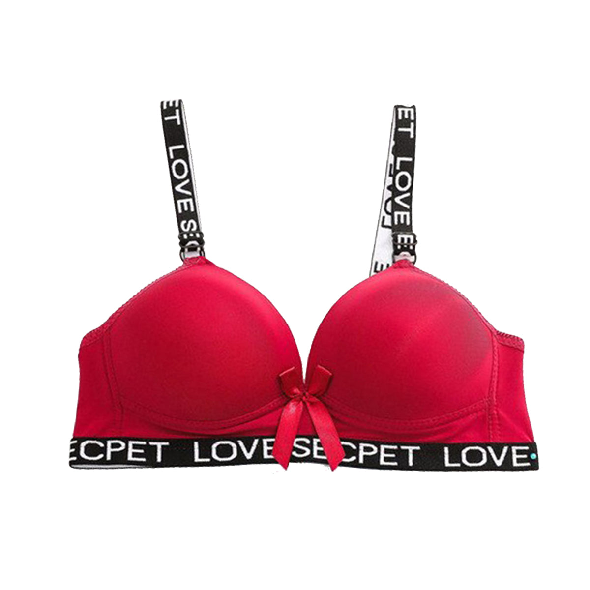 Love Secret Straps Push Up Back closure Bra for Women