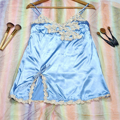 New Silk Satin Short Non Padded Inner Nighty with panty 1016