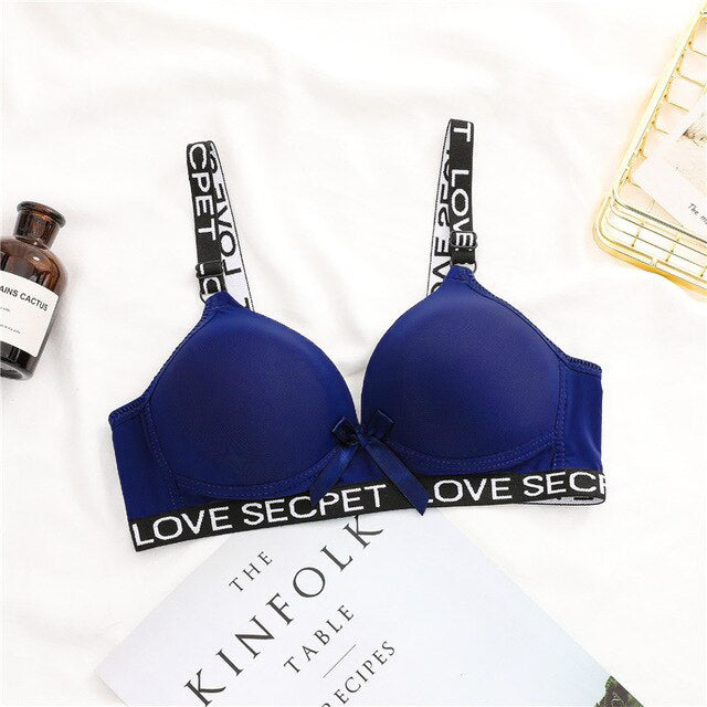 Love Secret Straps Push Up Back closure Bra for Women