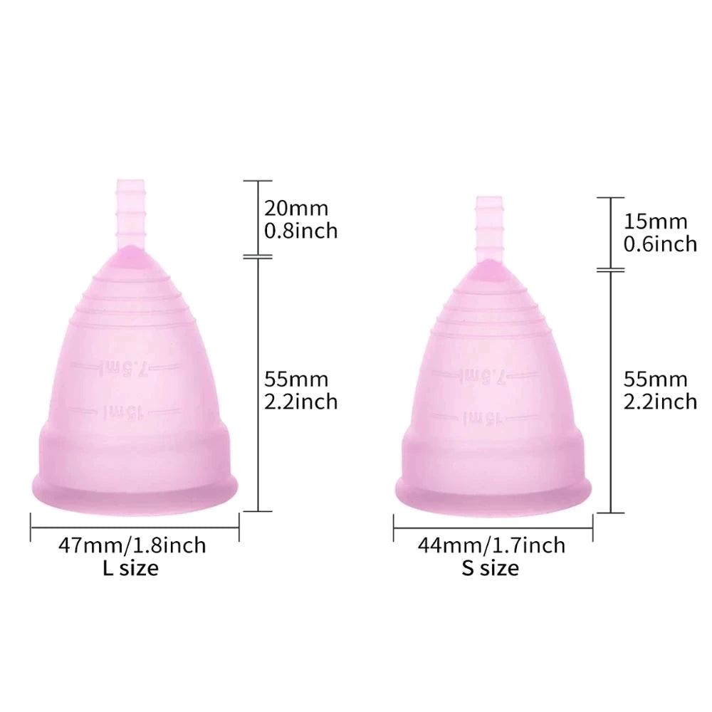 Silicone Feminine Hygiene Washable Reusable Menstrual Cup