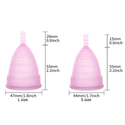 Silicone Feminine Hygiene Washable Reusable Menstrual Cup