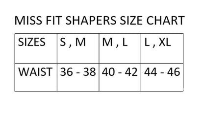 Miss Fit Cuff Girdle, Parlak Pacali Korse Seamless Body Shaper Underwear - 1205