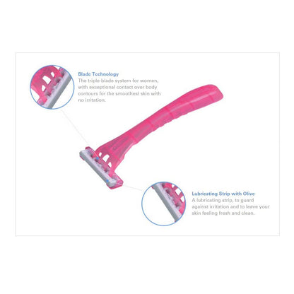 Pack of 2 Body Razors Set For Women